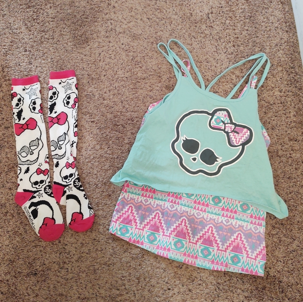 3 ITEMS - NWOT Girls Monster High Bundle
